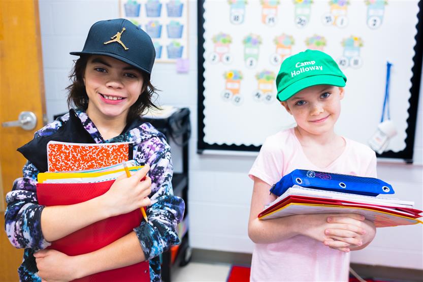 Grassland Elementary students enjoy hat day 
